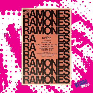 WEIRDO TIMES: Early Seattle Punk Posters Live Performance by Aaaaiiiiieeee!