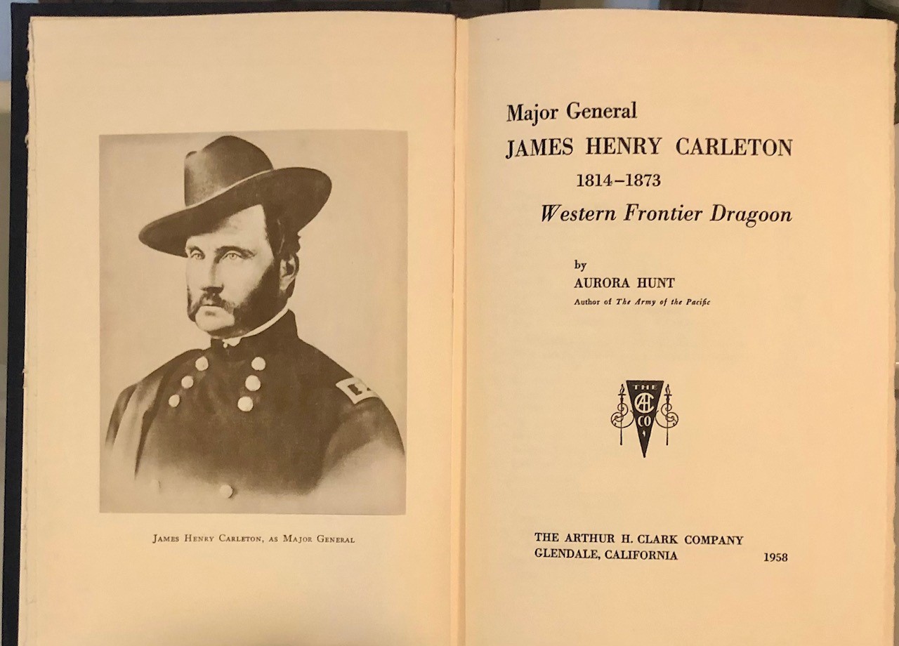 Major General James Henry Carleton 18141873 Western Frontier Dragoon